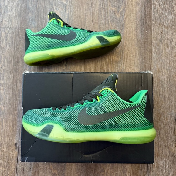 Nike Kobe 10 X Vino Poison Green Black